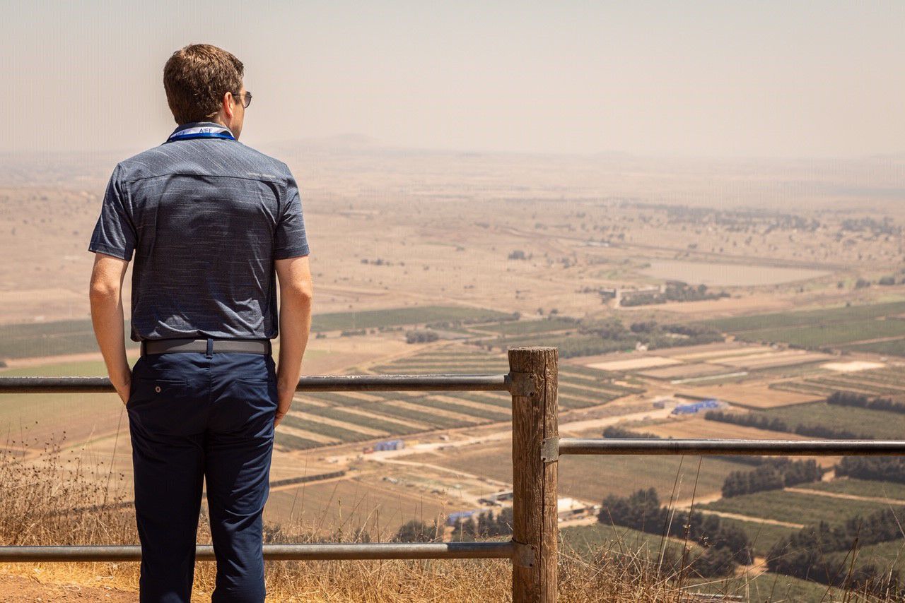 Steil on Israel, Syria border